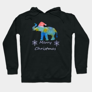 Santa Elephant Hoodie